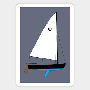 National 10 - Tournabout - Sailboat Magnet